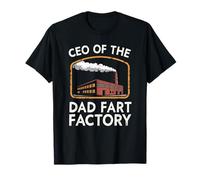Adulte Dad Blague Farting Funny Men CEO of The Dad Fart Factory T-Shirt