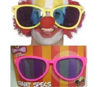 Adulte Déguisement Clown Cirque Géant Lunettes Par Smiffys Neuf