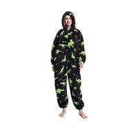 Adulte et Enfant Unisexe Licorne Tigre Lion Renard Onesie Animaux Cosplay Pyjamas Halloween Costume De Carnaval Fantaisie Robe Loungewear S 145-155cm