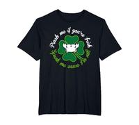 Adulte Funny Pinch Me If You're Irish Spank Me Cause I'm Not T-Shirt, Homme Grandes Tailles, Noir, 3X Tall