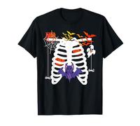 Adulte Herr Dame Kind Girl Geist süß Bat Skelett Spinne T-Shirt