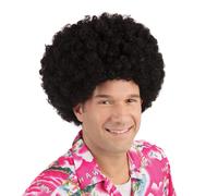 Adulte Hommes Géant 1970s Noir Afro Budget Perruque Bou guisement Disco