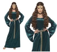 Adulte Médiéval Jeune Fille Marion Déguisement Livre Semaine Jour Robin Hood New