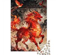 Adulte Qilin and Phoenixes Asian Landscape De Puzzle en Bois, 1000 pièces | Pour la période de l'Avent : ce puzzle pour adultes de 1000 pièces associe idée cadeau et passion du puzzle.