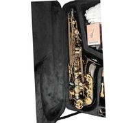 Adulte Saxophone Saxophone Alto Mi Bémol Noir | Position précise du trou sonore et garantit la qualité du son.