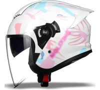 Adulte Unisexe Casque De Moto Casque D’équitation 3/4 Casque Ouvert Rétro Moto Mobylette Demi-Casque Dot/ece Approuvé E Style Crash Helmet Hommes Femmes Scooter Helmet