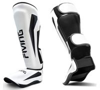 Adulteprotège Tibia Pied Boxe, Protège-Tibias Et Pieds Mixte, Muay Thai Karate Protège, Équipement De Protection Réglables pour Boxe Taekwondo Martiaux Art Sparring BJJ Karate D,XL