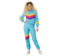 Adultes 80s Costume pour Hommes Femmes Coque Aérobie Survêtement Déguisement