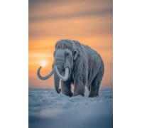 Adultes et débutants Diamond Painting Complète Foret DIY 5D Kit Champ De Neige Majestueux De Mammoth Diamant Peinture Motif Diamant Art Kits Idéal Pour Décoration Murale Diamant Carré 60x90cm C1326