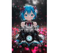 Adultes et débutants Diamond Painting Complète Foret DIY 5D Kit Fille Magique Mignonne D'Anime Diamant Peinture Motif Broderie Diamant Art Kits Idéal Pour Décoration Murale Foret Rond 80x120cm C0045