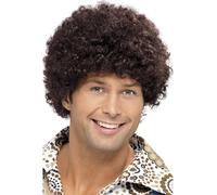 Adultes Hommes 70s Disco Dude Perruque Accessoire Déguisement Halloween Costume