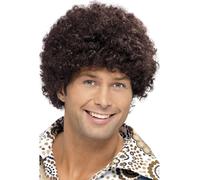 Adultes Hommes 70s Disco Dude Perruque Accessoire Déguisement Halloween Costume