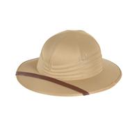 Adultes Jungle Explorateur Indiana Jones Safari Chapeau Essence Casque Robe Dur