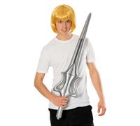 Adultes Perruque Et Épée He-Man Licence Accessoire Déguisement Kit Superhéros