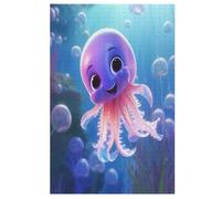 Adultes Puzzle Animal Octopus 1000 Pièces, Jouets pour Enfants, Jeux Familiaux, Puzzles ÉduChatif Garçons Et Filles (78×53cm)