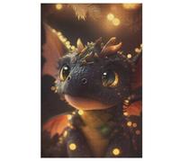 Adultes Puzzle Dragon Mignon 1000 Pièces, Jouets pour Enfants, Jeux Familiaux, Puzzles ÉduChatif Garçons Et Filles 78×53cm