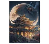 Adultes Puzzle Japan Style 300 Pièces, Jouets pour Enfants, Jeux Familiaux, Puzzles Éducatif Garçons Et Filles 42×30cm