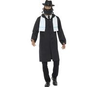 Adultes Rabbin Costume pour Hommes Juif Prêtre Religieux Costume Déguisement M L