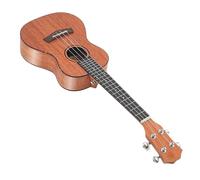 Adultes Ukulélé Ukulélé 4 Cordes 23 Pouces Corps En Acajou Version Électrique À Boîte Simple Pour Débutants Et Adultes