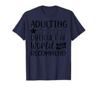 Adulting Difficult AF ne recommanderait Pas T-Shirt