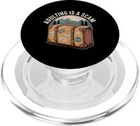 Adulting is A Scam Rétroaction d'expression de Diatribe |- PopSockets PopGrip pour MagSafe