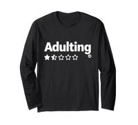 Adulting One and A Half Stars Funny Adulting Manche Longue
