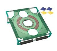 Adults Bean Bag Toss Game, Floating Tosses Board with Soft Beans Bags, Interactive Game Set for Poolside Fun, Beach Play, Indoor Activities, Outdoor Backyard Entertainment, 62x58x24cm