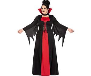 Adults Classic Vampiress Fancy Dress Costume Halloween Vampire Outfit
