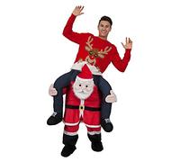 Adults Plush Carry Me Santa Fancy Dress Costume