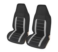 Adunsiaoto 2 Pièces Housse De Siège Avant De Voiture à L'épreuve l'eau, Housse Siège Taille Universelle pour La Plupart des Voitures, Universal Size Seat Cover Protectors Set pour Voiture Camion SUV