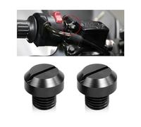 Adunsiaoto 2 Pièces Vis-Moto Miroir, Capuchon De Rétroviseur-Moto Fixation, Vis-Bouchon Trou Miroir, Vis Rétroviseur En Alliage Motorbike Vis, D'obturation Moto Bouchon Trou(M10 Droite+M10 Droite)