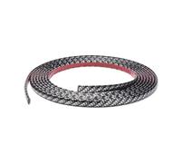 Adunsiaoto Bandes Adhésives Décoratives Pour Auto, Adhésive En PVC Anti-Collision Pour Fenêtre De Voiture, Universel Confinement Fibre De Carbone Bande Baguette Adhésive Auto Voiture Moto(6mm)