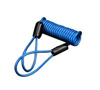 Adunsiaoto Câbles à Ressort Rappel, Cable Rappel Enroulé, Câble De Bobine Alarme Antivol Ressorts Sécurité, Cable D'antivol Disque, Câble pour Antivol Bloque-Disque Moto Verrouillage(Bleu)