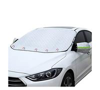 Adunsiaoto Couverture Pare-Brise Voiture, Bâche Pare Brise Protection Magnétique Couverture pour la Plupart des Voitures, Universelle pour Voiture Anti Givre, Neige, Glace, Imperméable, 182 X 120cm