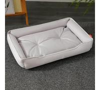 ADUODAO Coussin rectangulaire imperméable pour animal de compagnie pour chien et chat, matelas rectangulaire apaisant, anti-anxiété lavable pour animaux de compagnie de petite, moyenne et grande