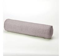 ADUODAO Coussin rond pour lit et canapé - Soutien du cou et des lombaires, lavable - Coussin de soutien cylindrique de jardin - Coussins d'accoudoir d'extérieur (120 x 20 cm, gris)