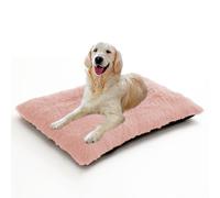 ADUODAO Grand matelas de cage pour chien, coussin moelleux anti-anxiété avec housse amovible lavable, tapis antidérapant rectangulaire, apaisant, pour animaux de compagnie, chiens et chats (120 x 90 x