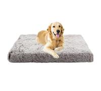 ADUODAO Lit apaisant anti-anxiété pour chien - Lit en mousse à œufs pour animal de compagnie - Tapis en peluche avec fond antidérapant - Coussin orthopédique rectangulaire pour chiot - Pour cage (75 x