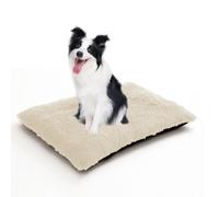 ADUODAO Lit rectangulaire lavable pour chien - matelas apaisant pour chiens de taille moyenne et grande - Coussin moelleux anti-anxiété pour animal de compagnie avec fond antidérapant (78 x 55 x 10 cm