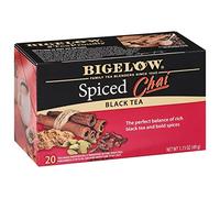 Aduoke Bigelow - Bolsas de té negro Chai con especias, caja de 20 unidades (paquete de 6), té negro con cafeína, 120 bolsas de té en total