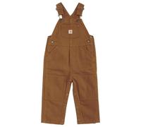 Carhartt Kid's CM8609 Washed Duck Bib Overall - Boys - 24 Months - Carhartt Brown