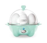 Aduoke DEC005AQ - Cuisinière électrique rapide de 6 capacités pour œufs durs, pochés, brouillés ou omelettes, avec fonction d'arrêt automatique, plastique, 360 W, 414 ml, aqua