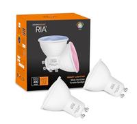 AduroSmart 81896-E2P Lot de 2 spots LED intelligents GU10 - Couleurs et lumière blanche - Intensité variable - Compatible avec Hue, Alexa, Google