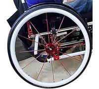 ADUUTPPD E,20in, 1 Paire De Housses pour Fauteuil Roulant, 20/22/24 Pouces, Housses De Protection Antidérapantes en Silicone pour Jantes De Fauteuil Roulant, Accessoires pour Poignées De Roue Arrière