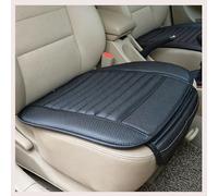 ADUYHCZ Coussin de Siège Auto pour BMW Serie 1 E87 F20 E46 Tuning E60 X5 E53 F30 E70 en Cuir PU Premium - Protection Siège Conducteur Respirante avec Poche de Rangement,Black