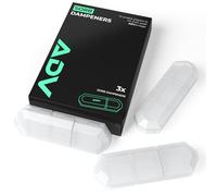 ADV Tennis Lot de 3 amortisseurs de Vibrations ultimes pour Raquette et Cordes - Qualité supérieure, Durable et 100% fiable - Technologie des matériaux en polysilicone