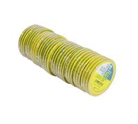Advance 173785 - AT7 PVC - 10 x Rubans adhésif isolant 15mmx10m Jaune/Vert - retardateur de flamme
