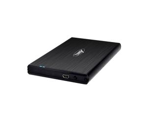 ADVANCE BX-2525U3 Boîtier HDD Externe 2.5" USB 3.2 Gen 1 (5 Gbps) SATA Aluminium Noir - Support 1x HDD/SSD 2.5" - Compatible Windows/macOS/Linux