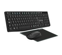 ADVANCE - Pack ELITE WIRELESS COMBO - Clavier et Souris Sans Fil + Tapis AZERTY Slim Design