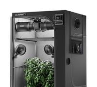 Advance Grow System PRO 4x4, kit de 4 plantes, kit de tente de culture Wi-Fi intégré, automatisation de la ventilation, circulation, horaire complet Samsung LM301H EVO Bar LED Grow Light 2000D Mylar